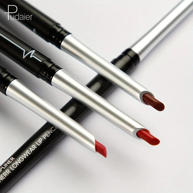 Wasserdichter, mattierter Lipliner-Stift, roter Konturtönungs-Lippenstift, langlebig, antihaftbeschichtet, feuchtigkeitsspendende Lippen, Make-up, Kosmetik