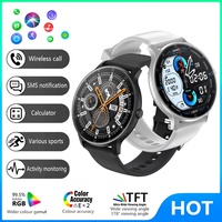 New S88 ultra-thin round screen smartwatch 1.39-inch Bluetooth call outdoor exercise meter step heart rate sleep health bracelet