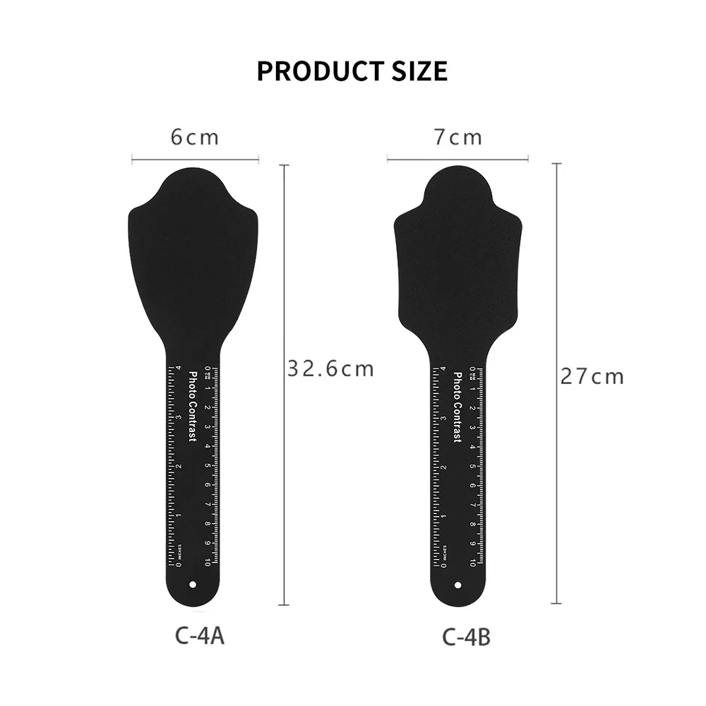 Conjunto de contraste de imagem fotográfica dentária, 6 peças/kit, placa de fundo preto de bochecha oral, ferramentas de fotografia autoclaváveis para dentistas