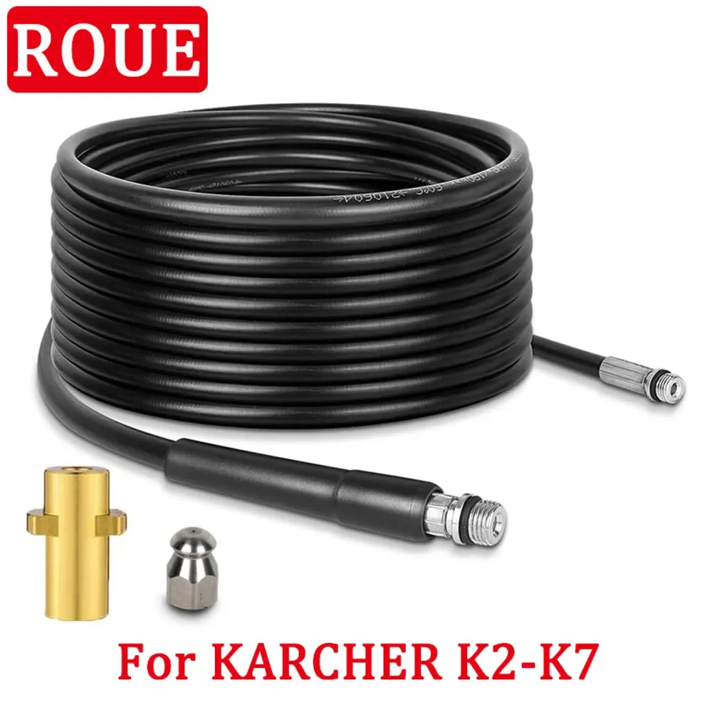 

Sewer and Sewage Clean Nozzle High Pressure Hose Water Jet High Pressure For Karcher K2 K3 K4 K5 K6 K7 High Pressure Cleaner