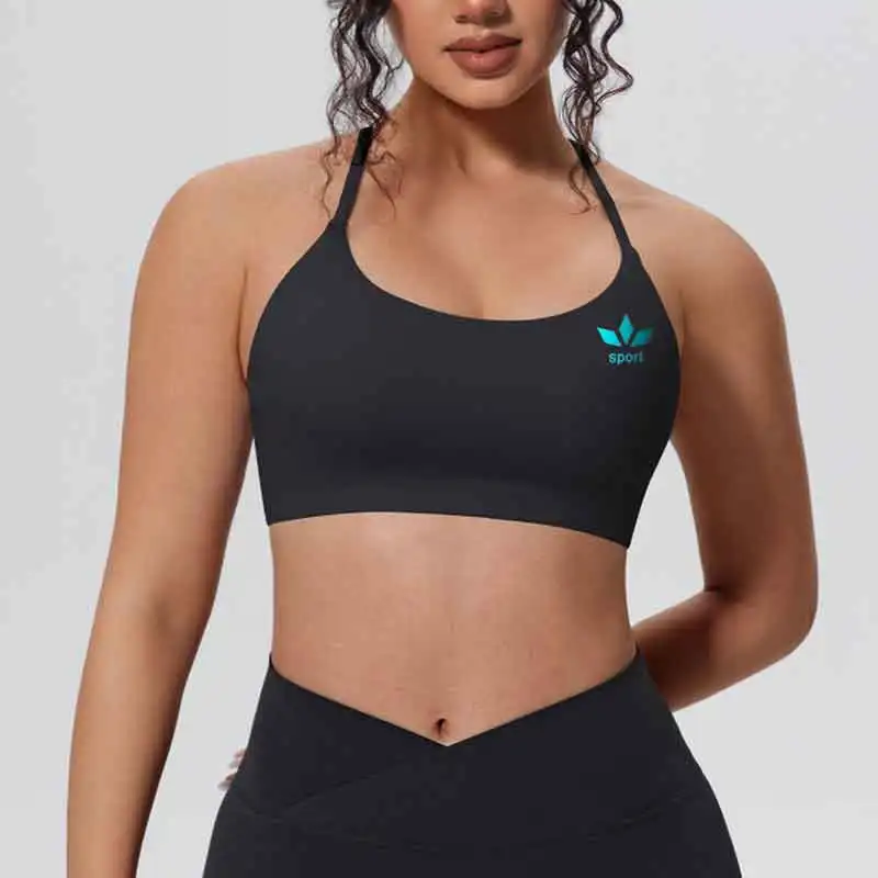 Women Sexy Fitness Yoga Bras Race Back Sports Bras Nylon Top Women Bra Breathable Underwear for Women Gym Yoga Bras