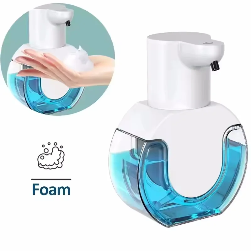 420ML Automatic Foam Soap Dispenser - Touchless Sensor, 4 Adjustable Levels, Wall Mount & Countertop for Home Hotel
