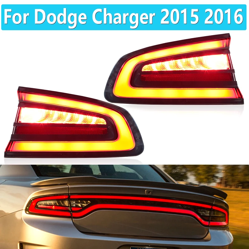 Tail Lights For Dodge Charger 2015 2016 68213145AB 68213144AB Rear Lamp Reversing Lamp Stop Brake Lamp Turn Signal Lamp