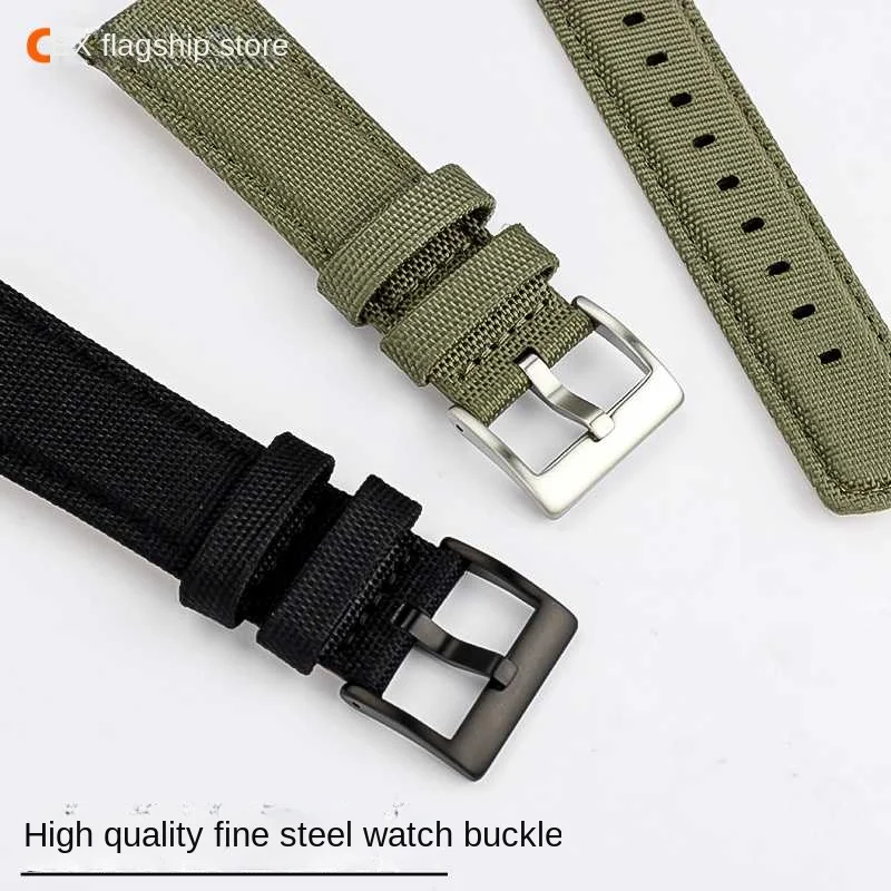 20mm 21mm 22mm Nylon Watchband For Citizen Seiko No.5 PROSPEX Seagull Timex Outdoor Sport Canvas Quick Release Watch Chain Strap