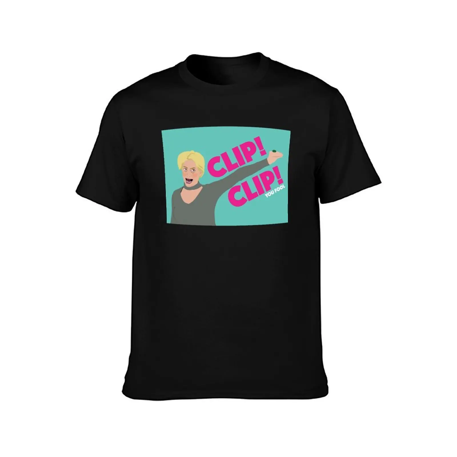 DORINDA MEDLEY|Clip Clip You Fool|RHONY (Real Housewives of New York)|Green T-Shirt Basic Casual Wear Short Sleeve Top T-Shirt