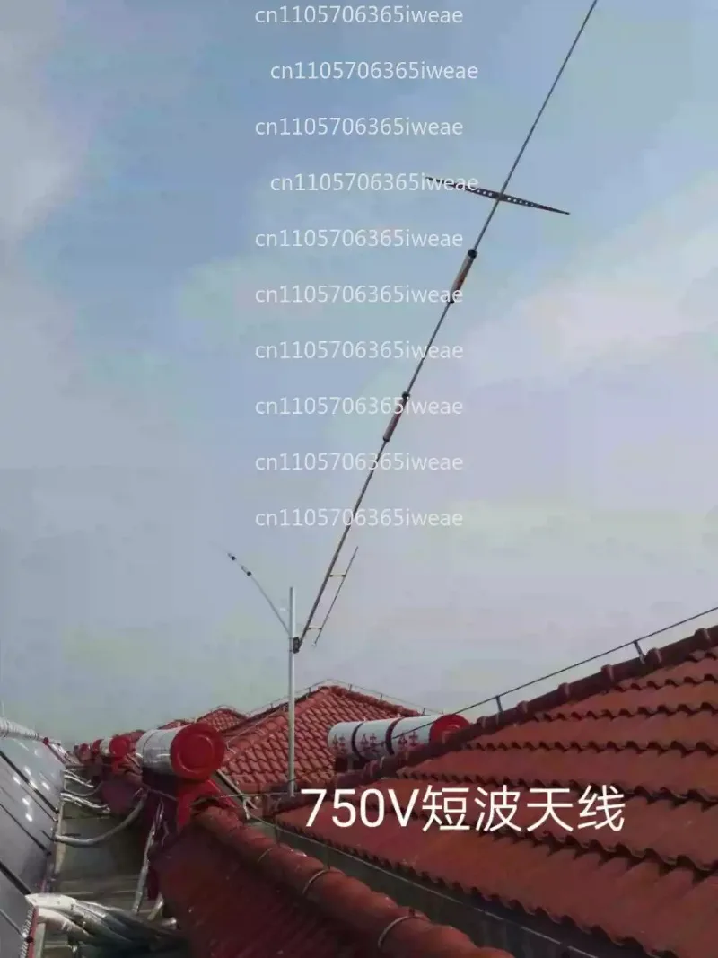 Excellent Performance 750V Positive V, 5-band Low-noise, High-efficiency Short-wave Antenna