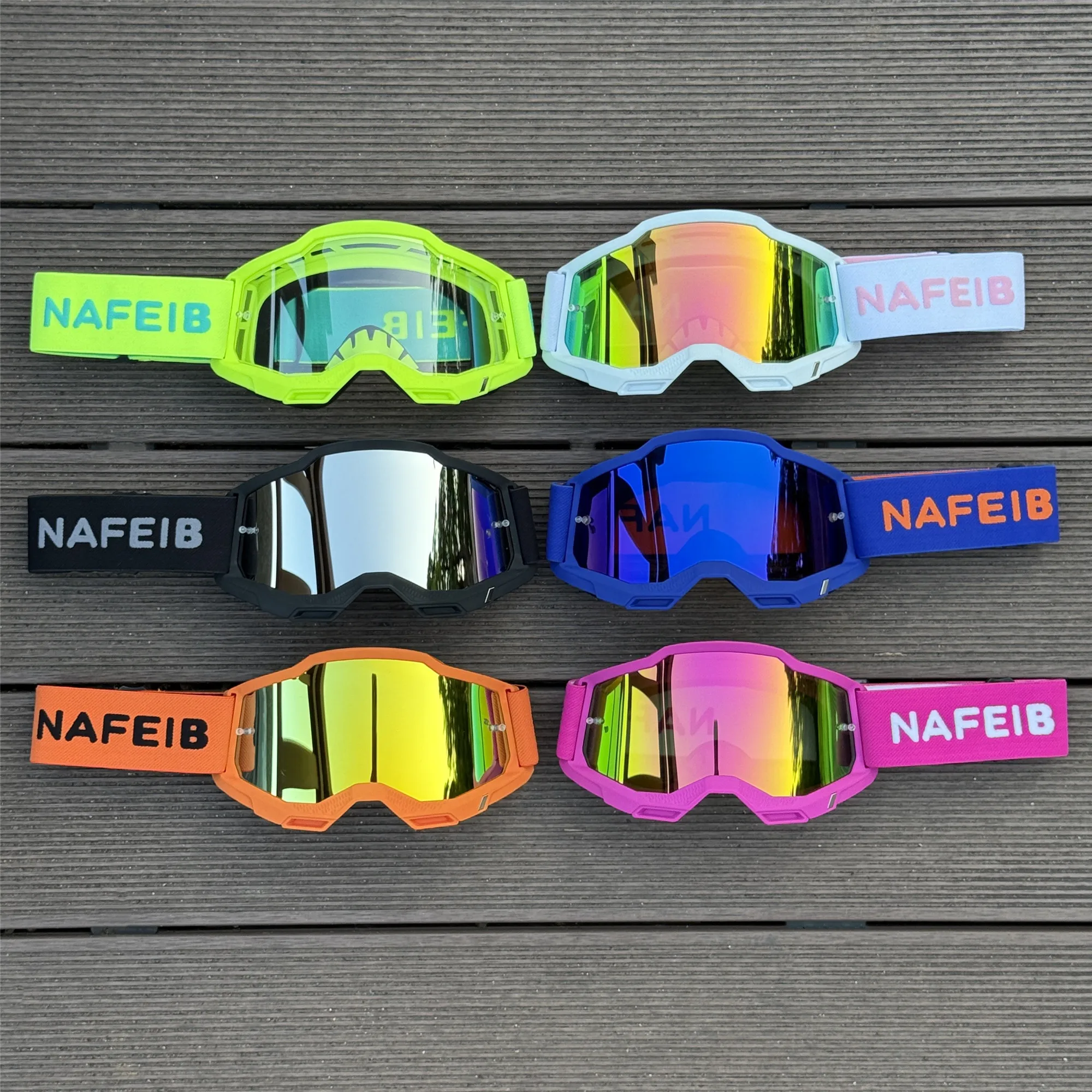 Motorcycle Glasses Sunglasses for Men Motocross Safety Protective MX Night Vision Helmet Goggles Vintage Driving Glasses