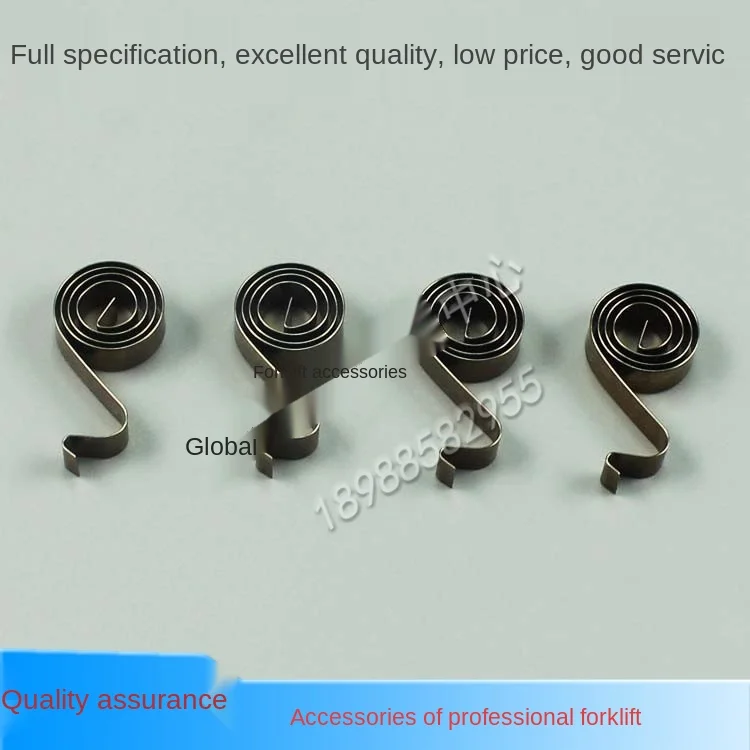 Electric Forklift Accessories Walking Drive Motor Spring Drive Motor Carbon Brush Snail Spring 13.5*5*28