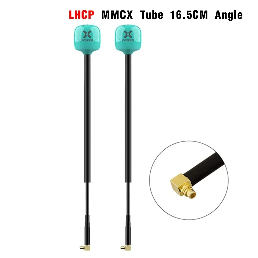 FOXEER FPV Antenna Lollipop 4 Plus 4+ 2pcs 5.8G 2.6dBi Omni Mini Antenna RHCP LHCP SMA RPSMA MMCX UFL for RC FPV Racing Drone