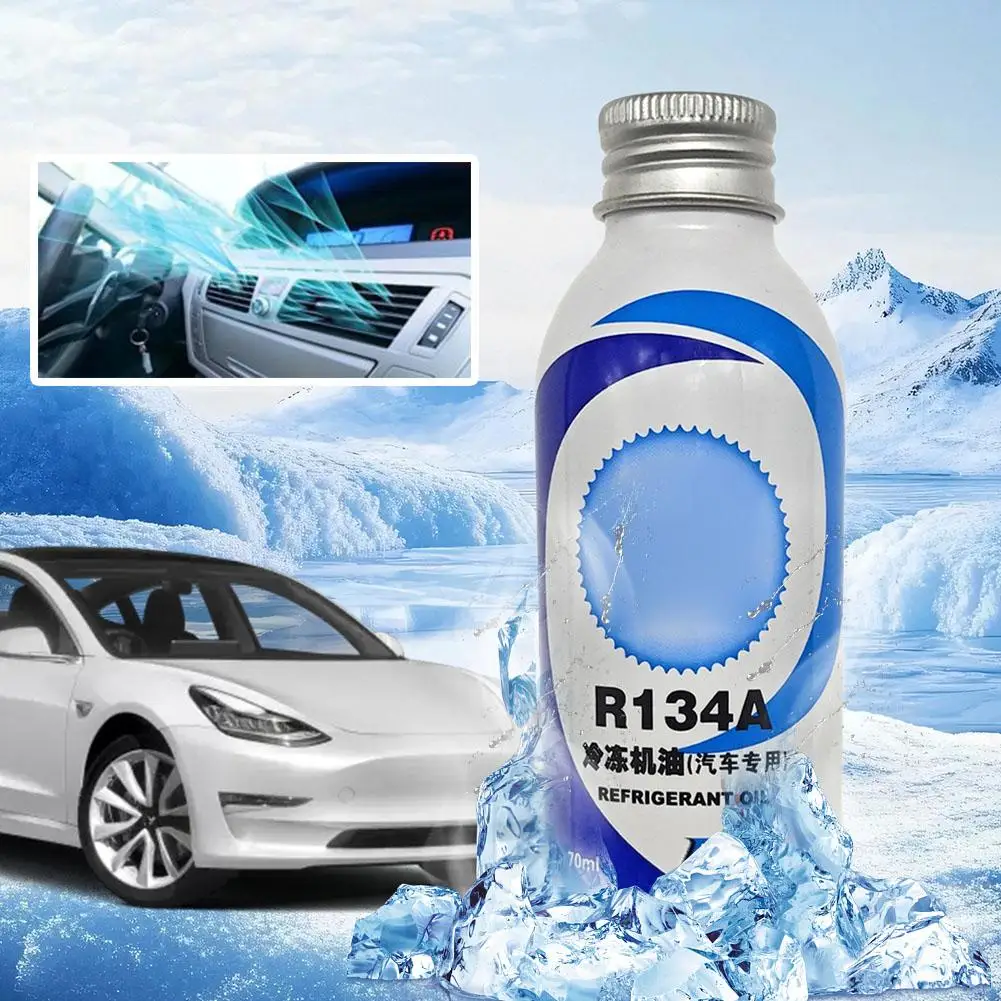 

R134a Автомобильный компрессор кондиционера, инструмент для охлаждающей жидкости, высокоэффективное масло для хладагента, смазочное масло для автообслуживания O0L8