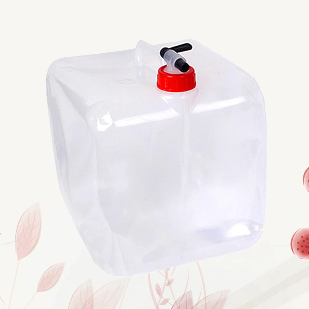 

Foldable Portable Bucket Water Container Collapsible Sink Camping Tank Refrigerator Beverage