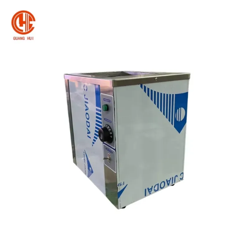 【New】Guanghui 220V  Electric New Digital Display Industrial Ultrasonic Cleaner 15L Metal Eight Jolts Heating Cleaning Machine 1