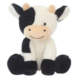 Juguete de peluche de becerro para niños, muñeca cómoda de vaca de pelo corto, regalo de cumpleaños y Navidad, 21CM