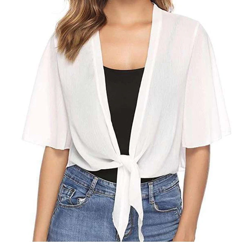 Unity Solid White Batwing Sleeve Women Shirts Blouses And Tops