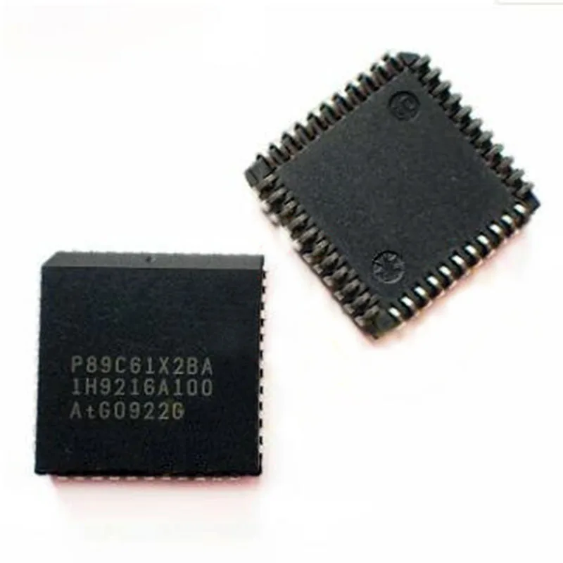 5 pçs/lote P89C61X2BA P89C61X2 PLCC-44