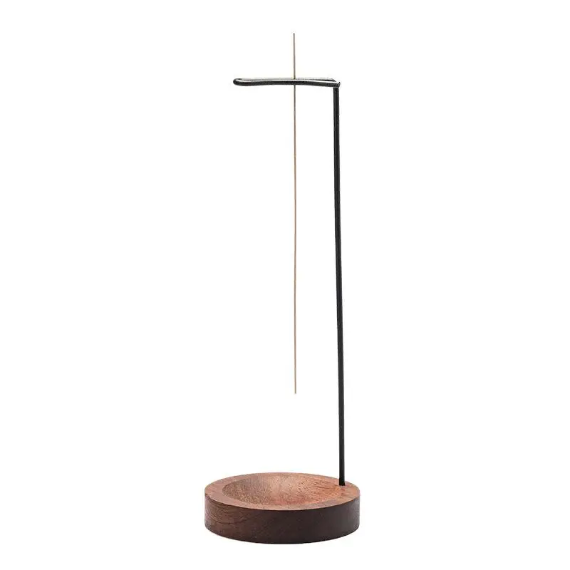 -Creative Upside Down Incense Burner Incense Stick Holder Wooden Anti-Ash Design Incense Stick Meditation Spa Room Home Decor