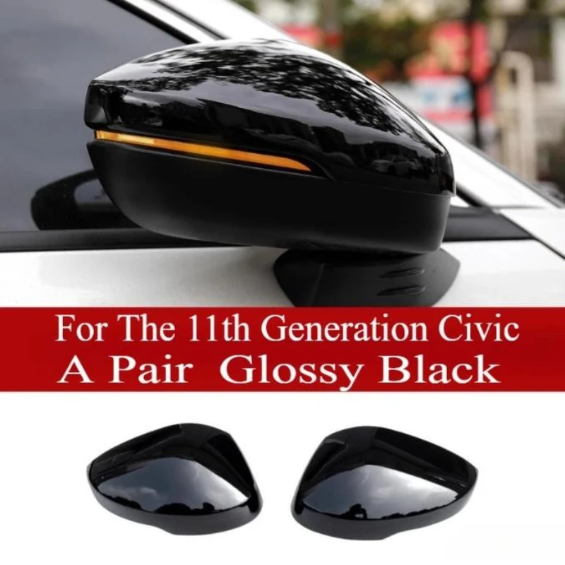 

Modified Type Rearview Mirror Cover for 11th Gen Civic - Mirror Shell Protective Cover & Auto Exterior Accessory