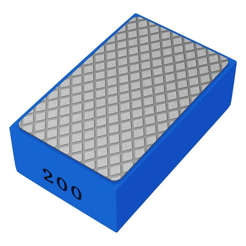 

1 шт. Алмазный ручной шлифовальный блок, подложка из пенопласта, ручной шлифовальный блок для шлифовки, полировки мрамора