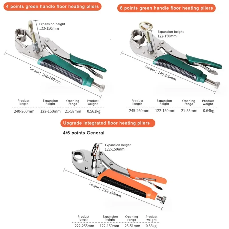 Remove The Geothermal Pipe Plumbing Tools Wrench Pipe Pliers Installation Special Tool for Floor Heating Repair Water Geothermal