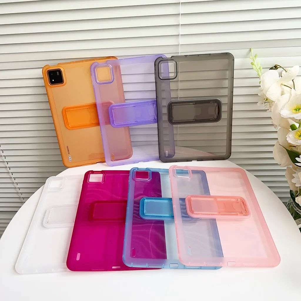 

Tablet Case For Xiaomi Pad 7 7Pro 11.2 5 5Pro 6 6Pro 11inch Tablet Casing Color Frame Adjustable Folding Cover