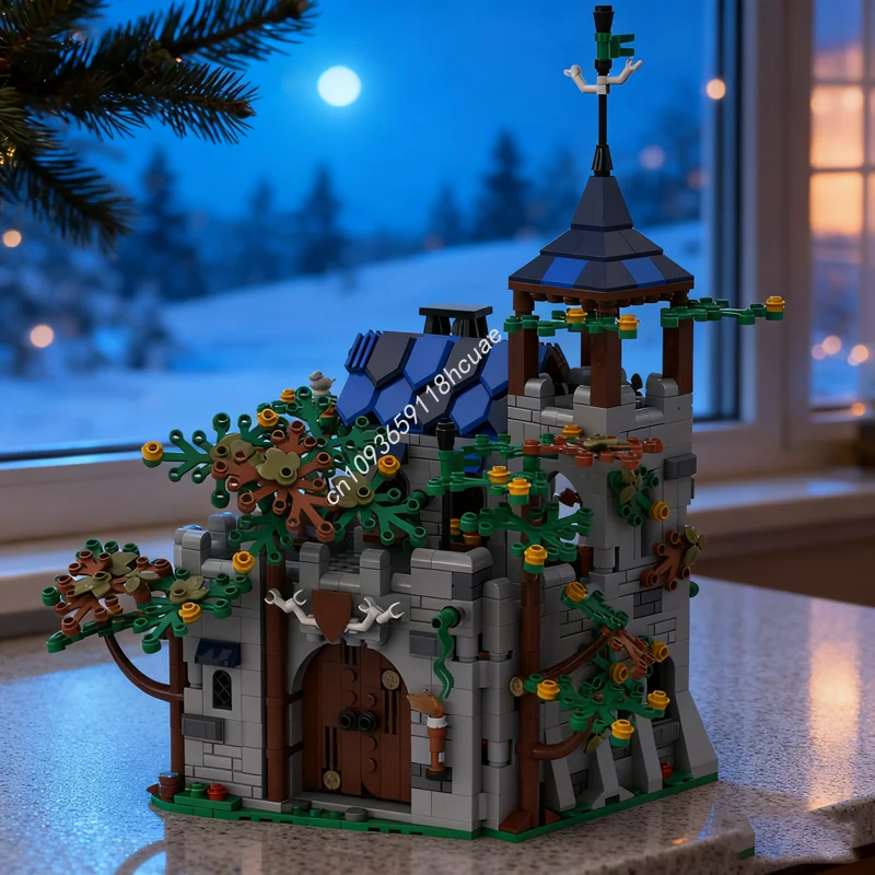 

1190pcs MOC Castle Forest Forestmens Forestmened Model Building Blocks Assemble DIY Creative Toy Idea Christmas Gifts Brick Kids