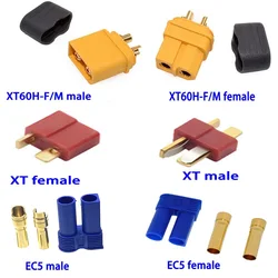 1pair 1pcs XT60 XT90 EC5 T plug battery connector kit male female With Sheath Housing Gold Plated Banana Plug for RC parts