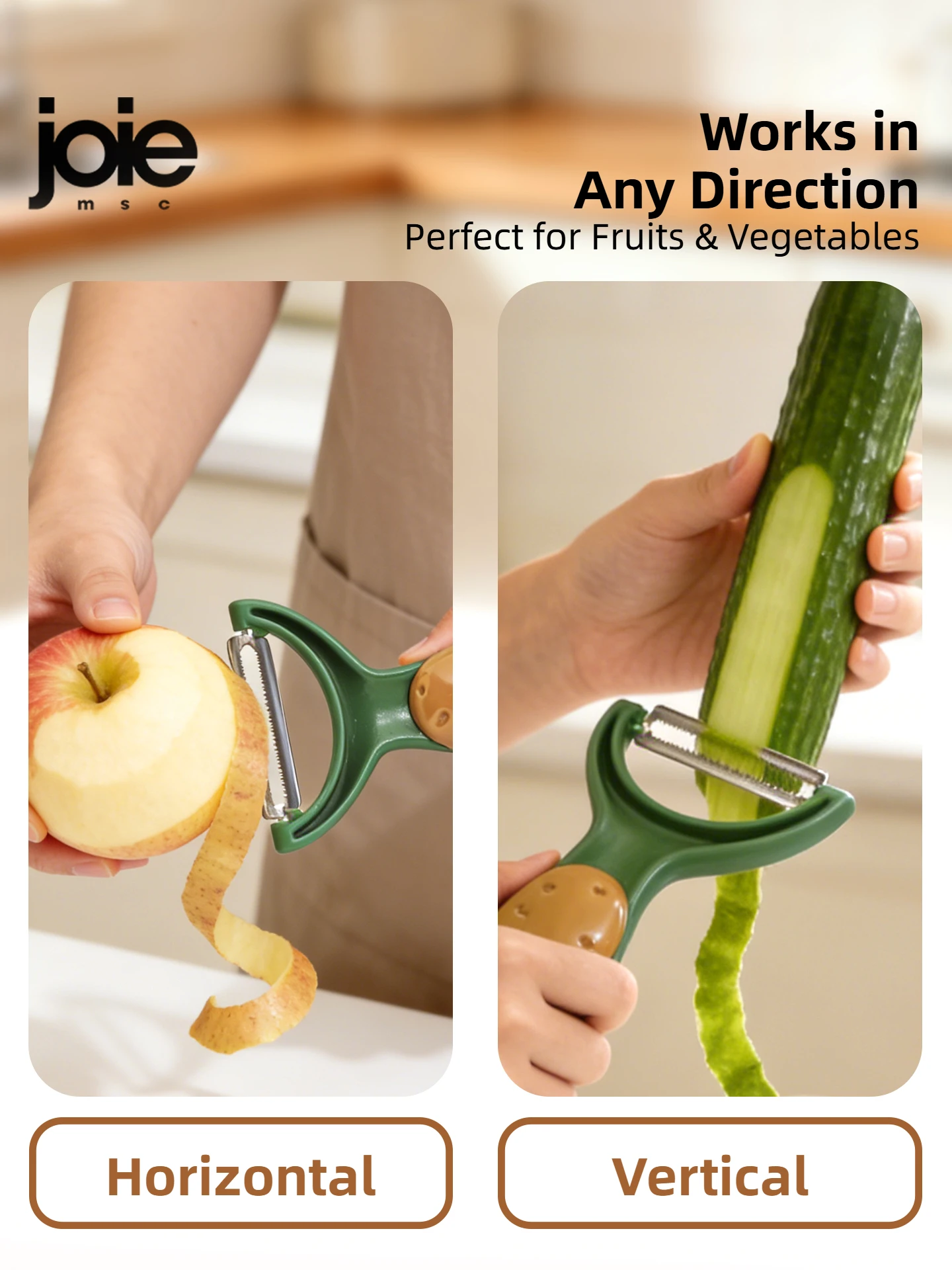 Joie ポテトピーラーステンレス鋼の皮むき器果物野菜の皮むき器