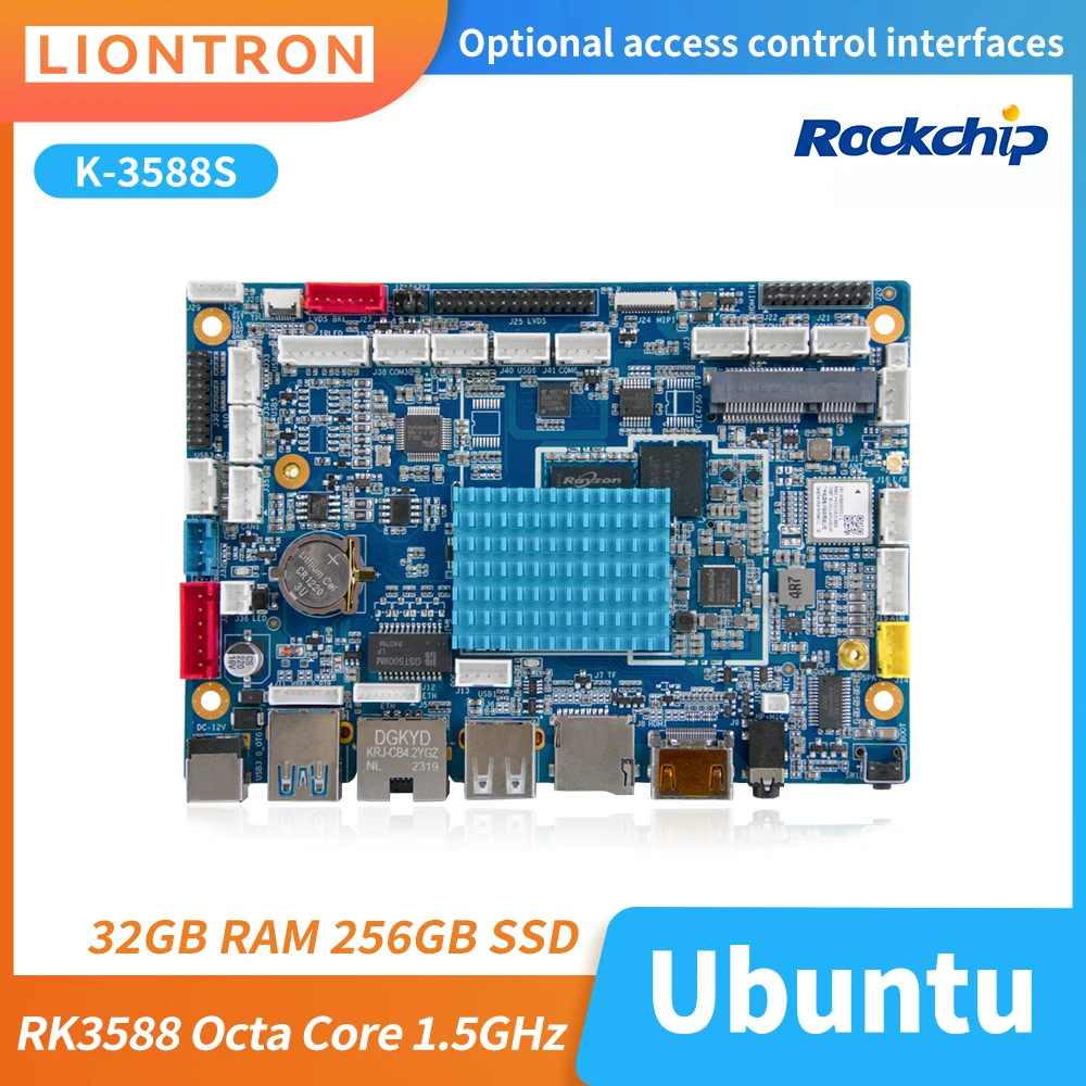 Placa única RK3588S, 32GB, LPDDR4X, 8 núcleos, 64B, 2,4 GHz, placa de desarrollo de código abierto, PK Orange Pi, Linux, Ubuntu, Android