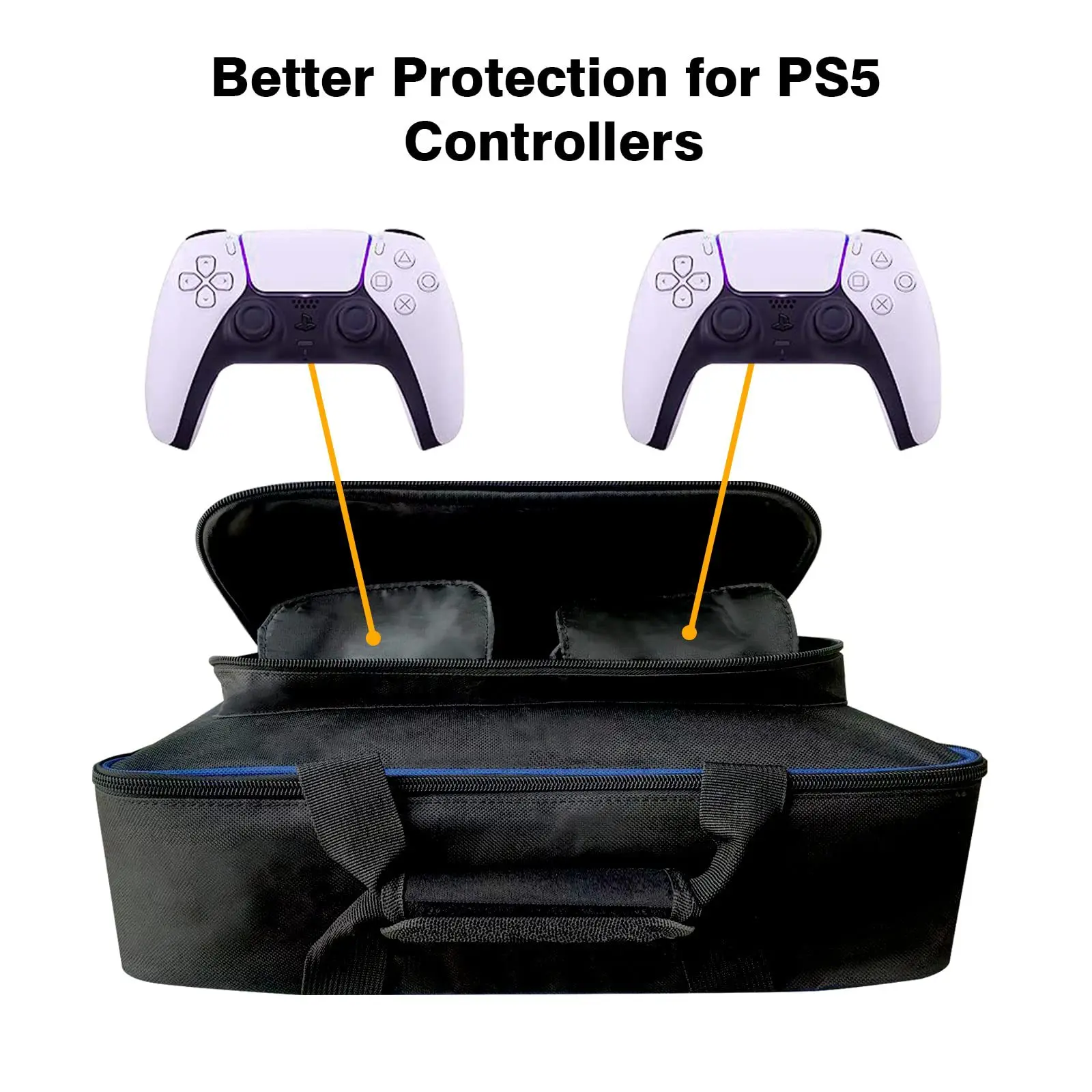 For PS5 Handheld Storage Bag Travel Carrying Case For Sony Playstation 5 Protective Shoulder Big Storage Bag Canvas Case Handbag