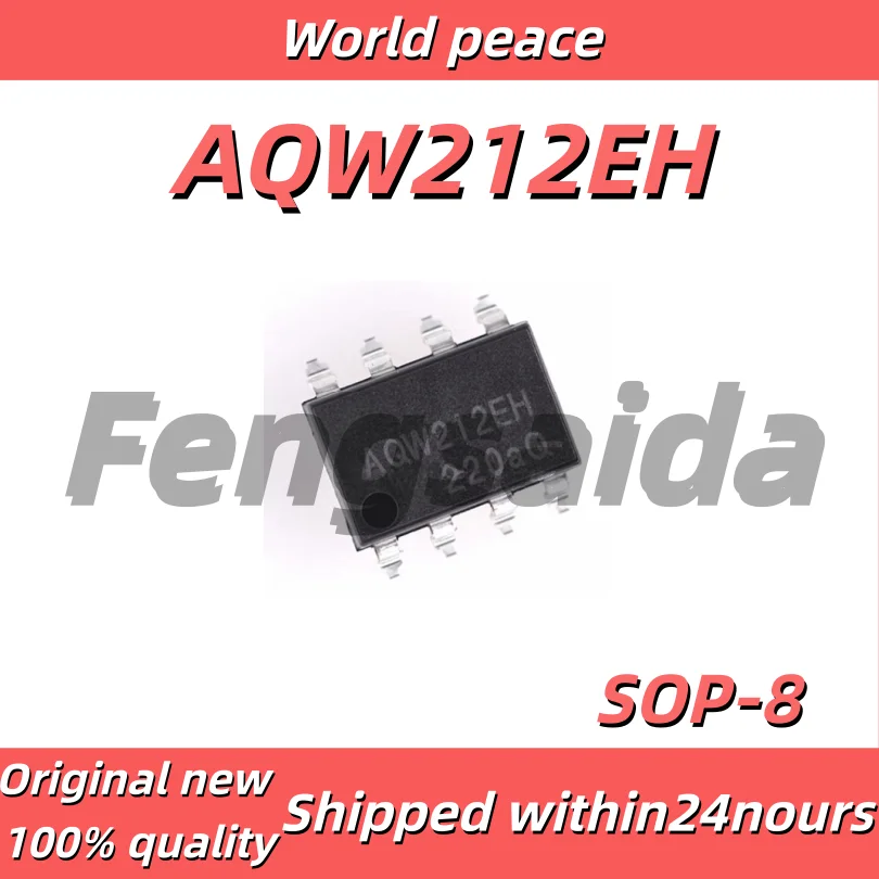 (1-10pcs)100% Brand new original AQW212EH AQW212EHA SOP-8 SMD Optocoupler Solid State Relay