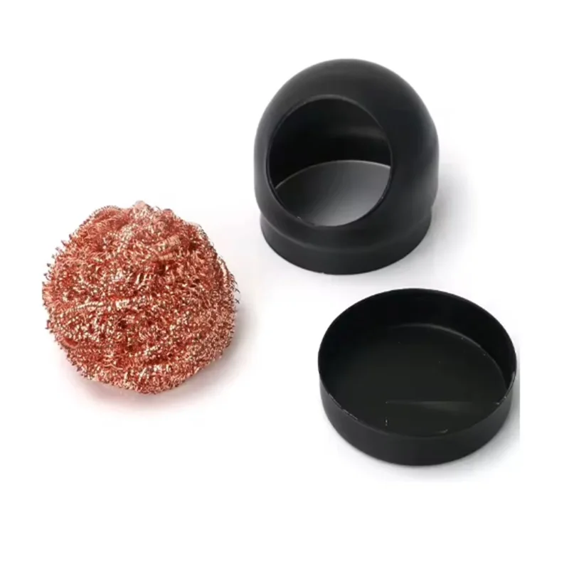 はんだこて先クリーナー はんだ吸い取りクリーニングボール 金属ワイヤースタンド スチールボール 錫リムーバー 溶接はんだごて メッシュフィルター