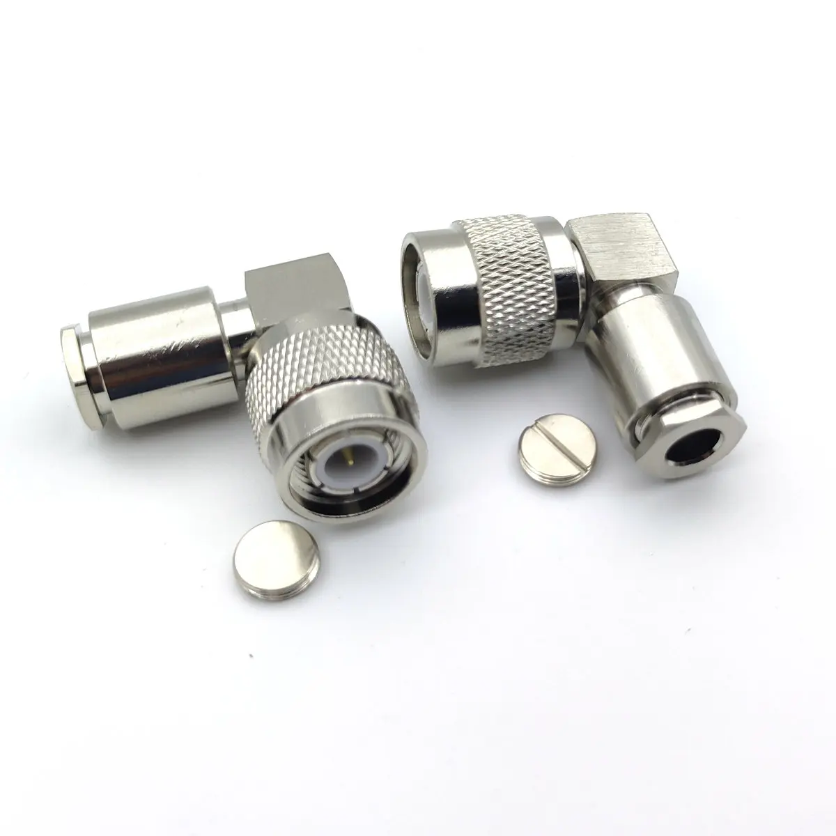 TNC CONNECTOR ADAPTER Right Angle  For RG58 LMR195 RG400 RG142 Cable