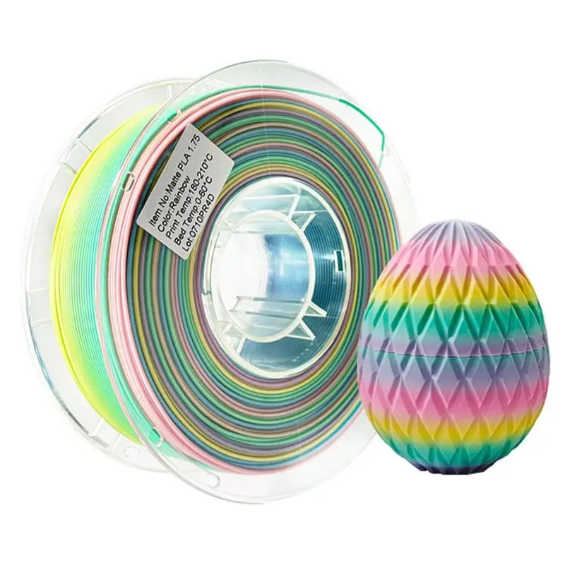 

3D Printing Filament Resilient Multicolor Filament 3D Printer Spool Stable 1.75mm Filament Stable Filament Bundle For Most 3D