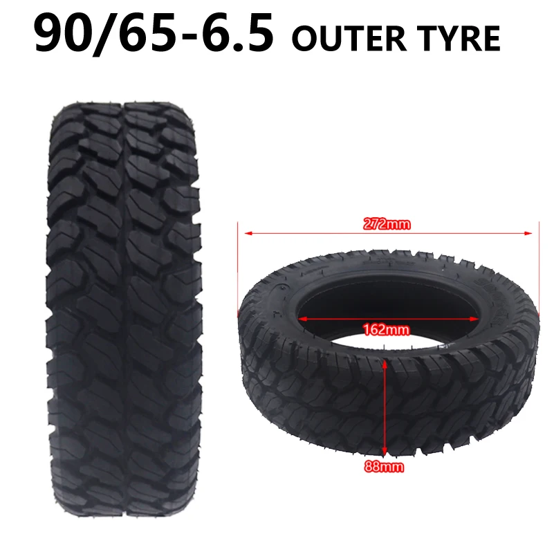 90/65-6.5 tire electric scooter super wear-resistant tubeless Road , high-quality Outer  11 inches