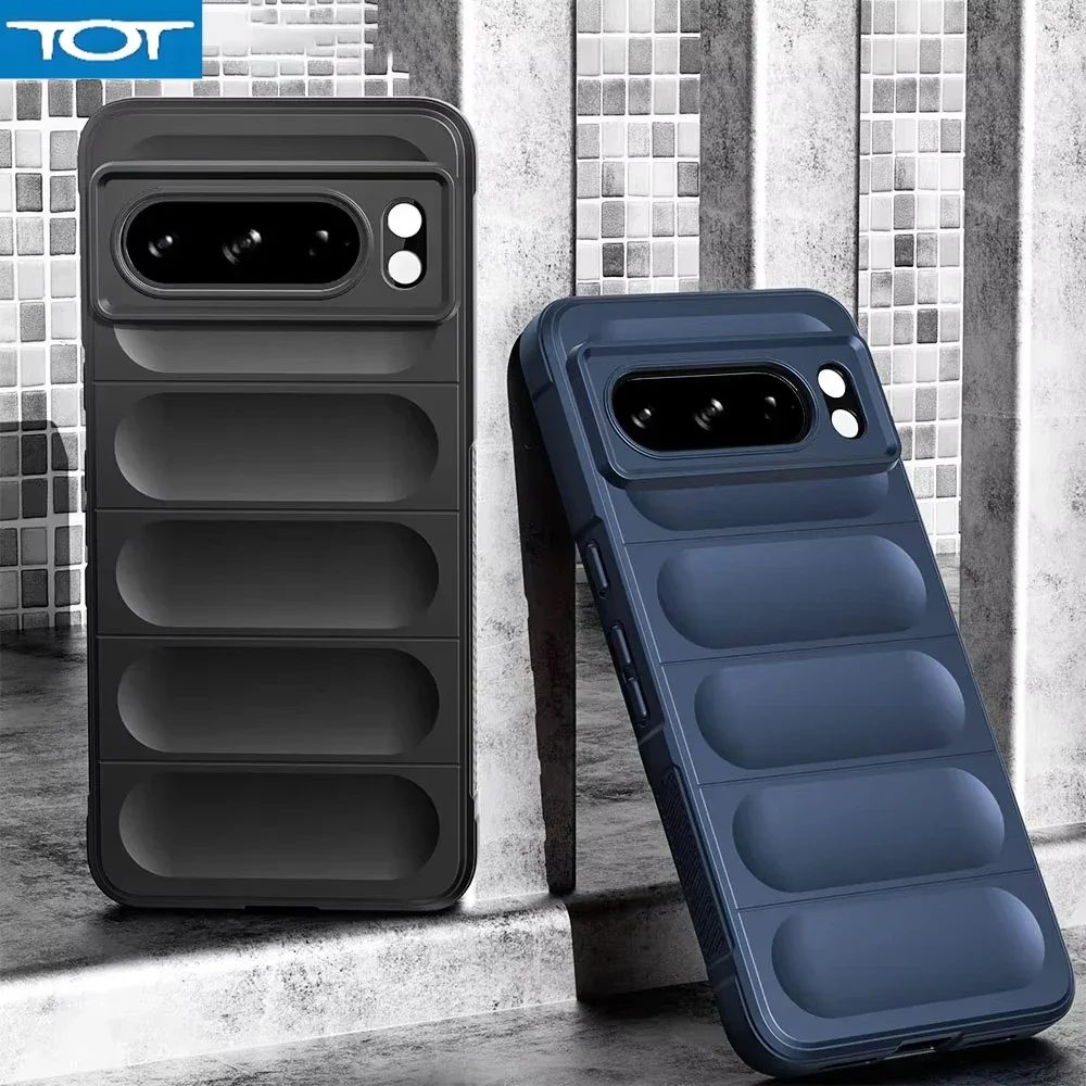 

Case for Google Pixel 9A 9 Pro XL 8 7 Pro Anti-skid Soft Silicone Phone Funda Shell Coque Cover