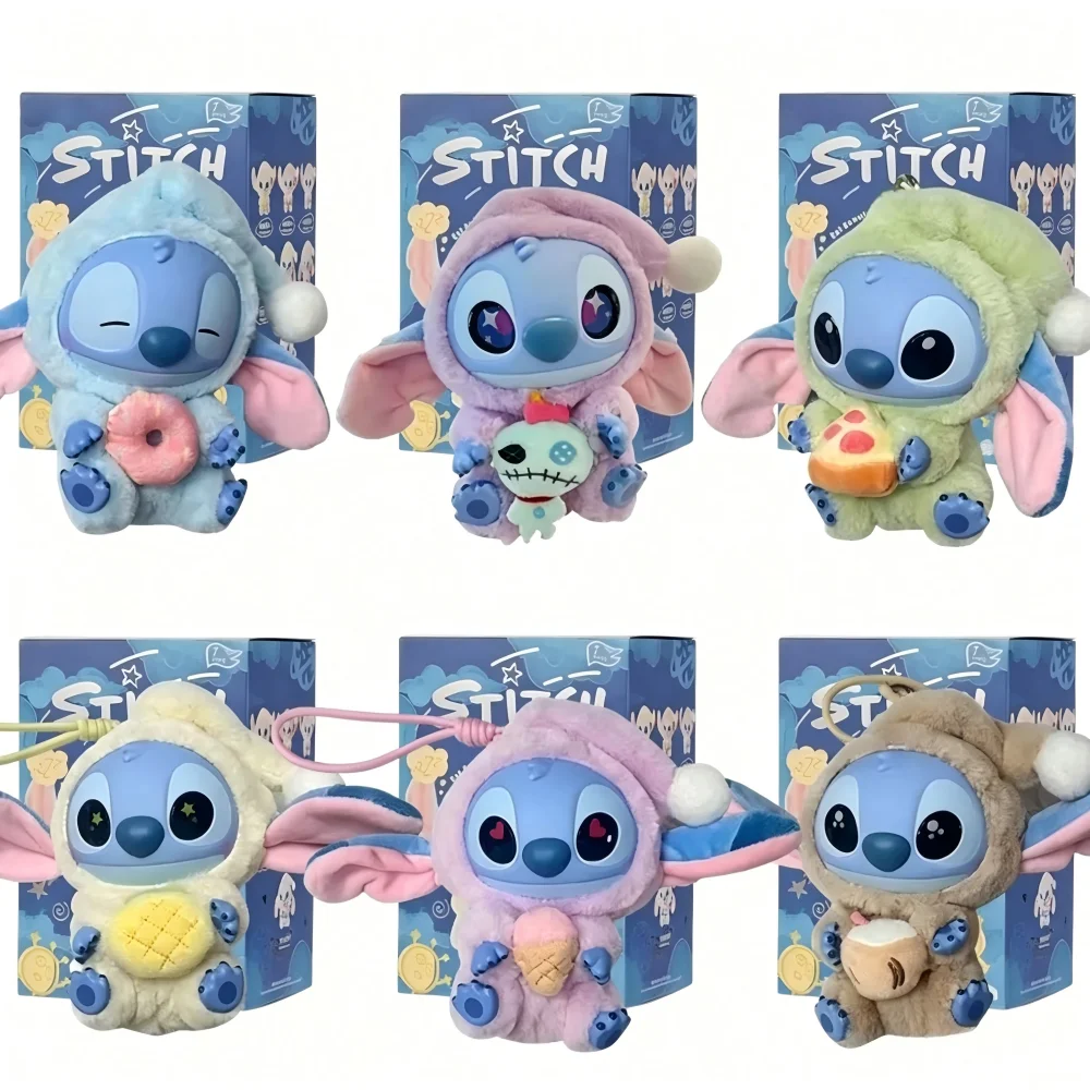 NEUE „Eat Something Before Sleep“-Serie Blindbox Plüschpuppen Anhänger Niedliche Puppen-Ornamente Mystery Box Überraschungsspielzeug Geschenke