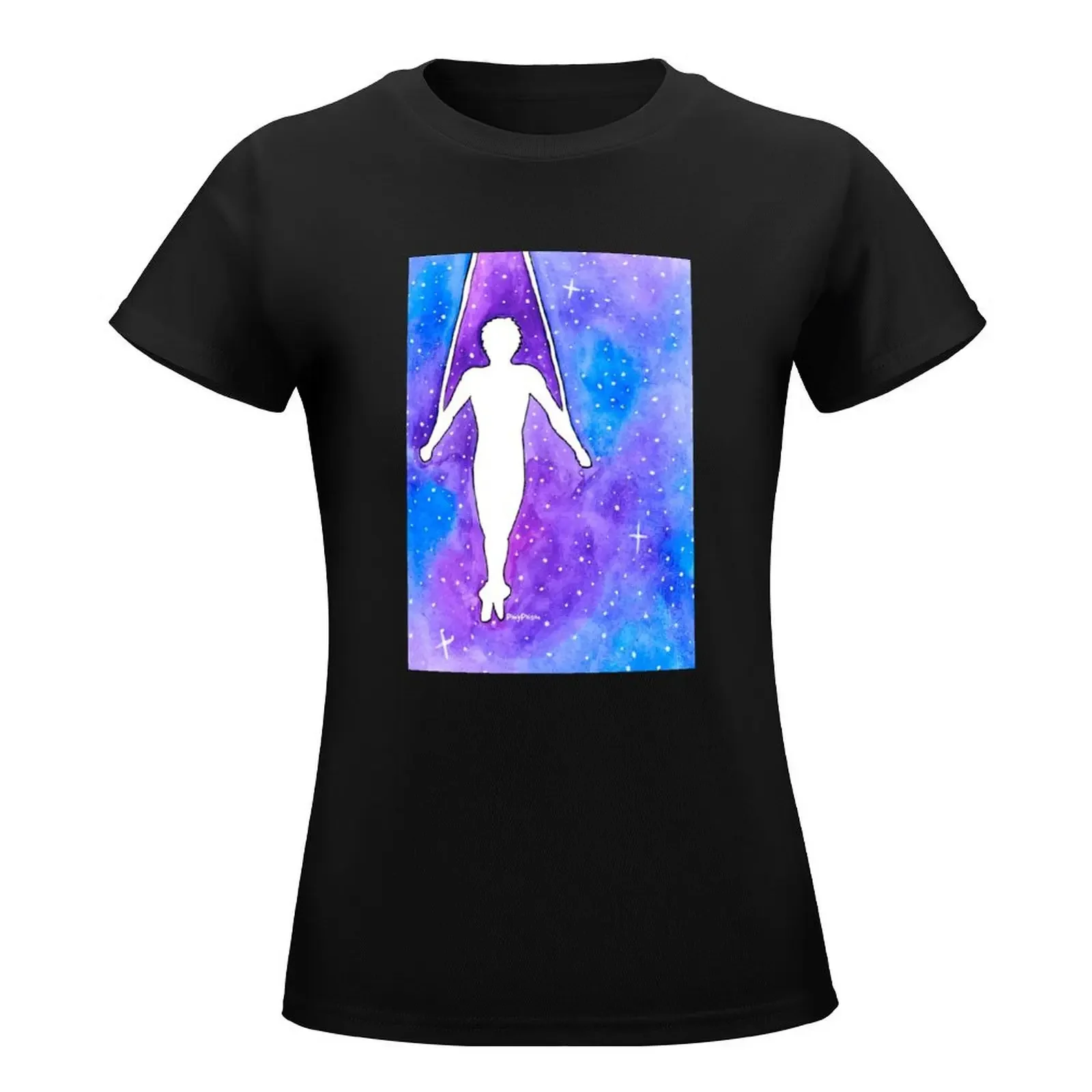 Celestial Aerial Straps Artist T-Shirt cute clothes anime clothes graphics oversized workout t shirts for Women