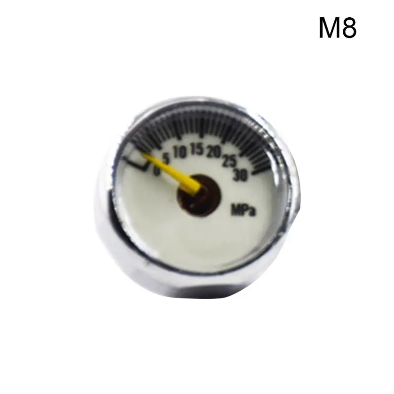 Compact Pressure Gauge Mini Pressure Gauge Manometer Air Compressor Pneumatic Hydraulic Fluid Pressure Meter Tester