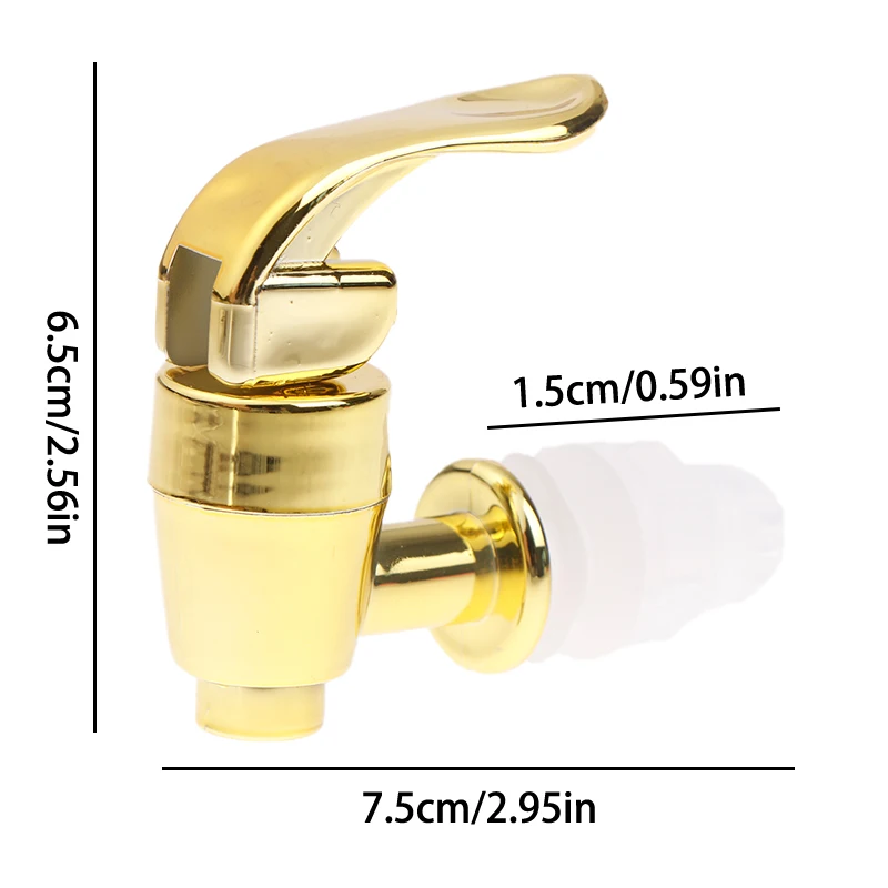 1pc Glass Wine Bottle Faucet Jar Wine Barrel Water Tank Faucet With Filter Wine Valve Water Dispenser Switch Tap Bibcocks Beer