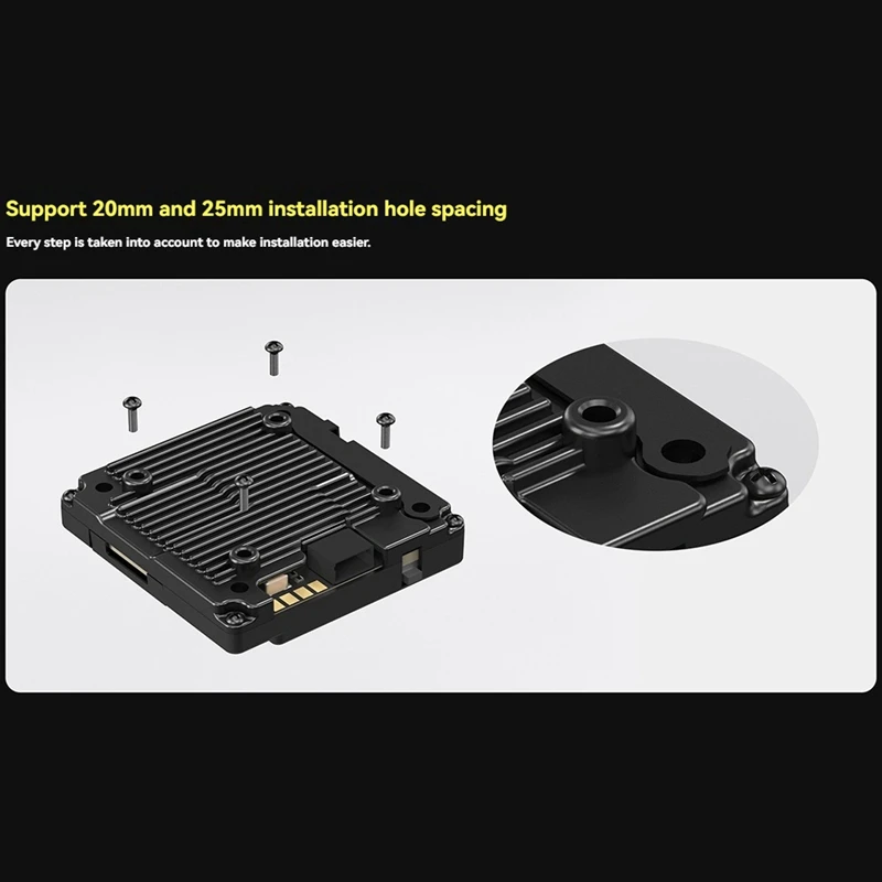 لمجموعة كاميرا Walksnail Avatar HD 2K VTX تدعم التدفق الدوران لطائرة FPV Drone-WMAN