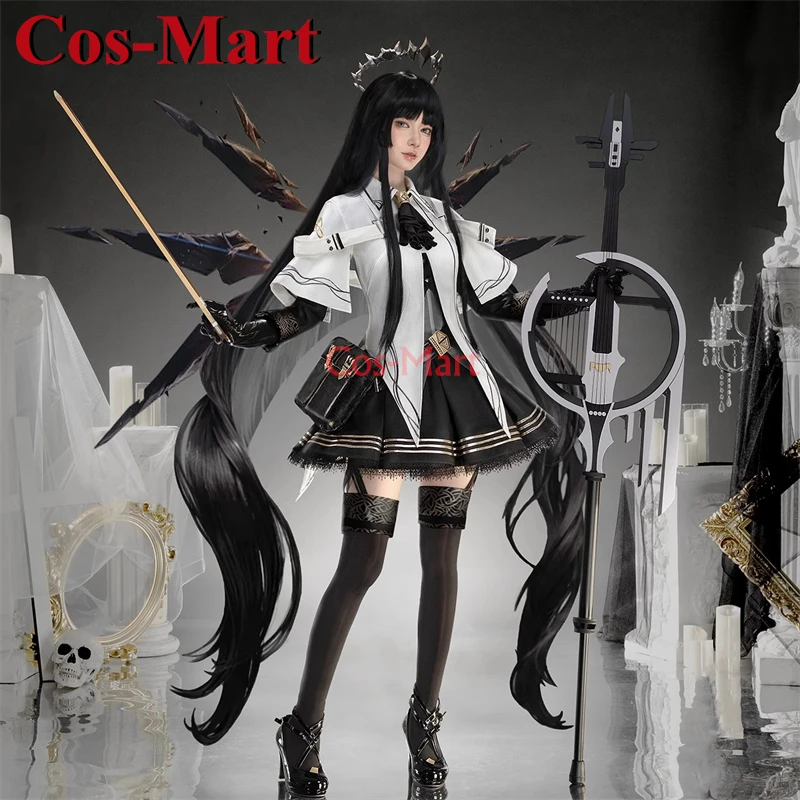 Cos-Mart Game Arknights Virtuosa/Arturia Giallo Cosplay Costume Sweet Gorgeous Battle Uniform Activity Party Role Play Clothing