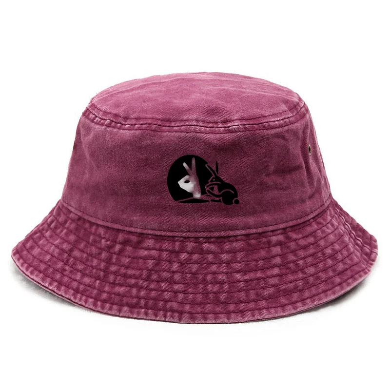 Aanpassen Shadow Cotton Washed Bucket Hat Vintage Vissershoed voor Mannen Vrouwen Zonbescherming Outdoor Nostalgische Cap Dagelijkse slijtage Hoeden