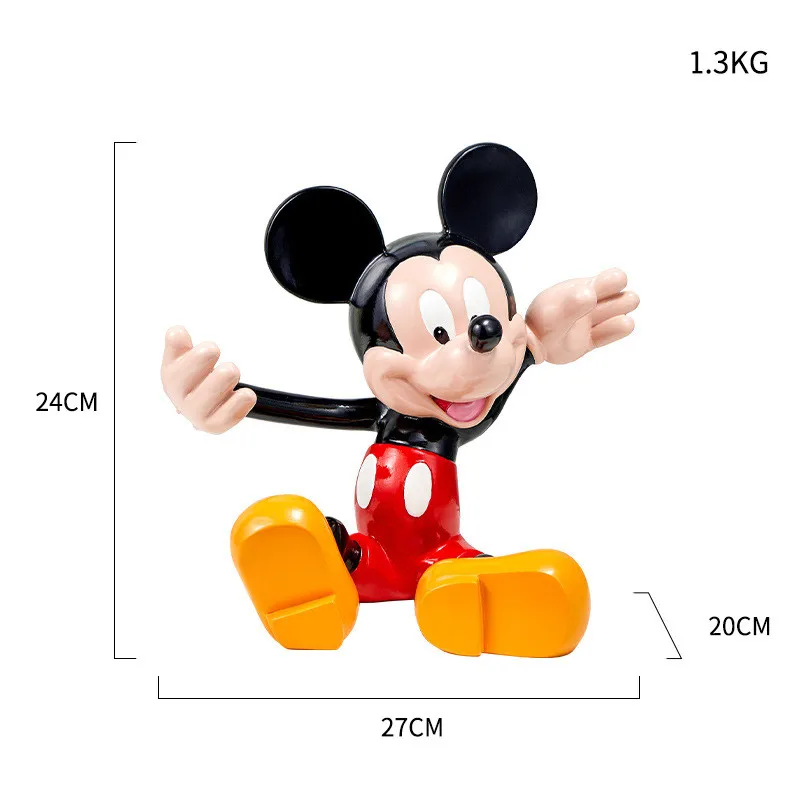 [Grappig] Anime Disney Mickey Mouse Rode wijnrek Action figure speelgoed standbeeld collectie model woondecoratie kinderen verjaardagscadeau