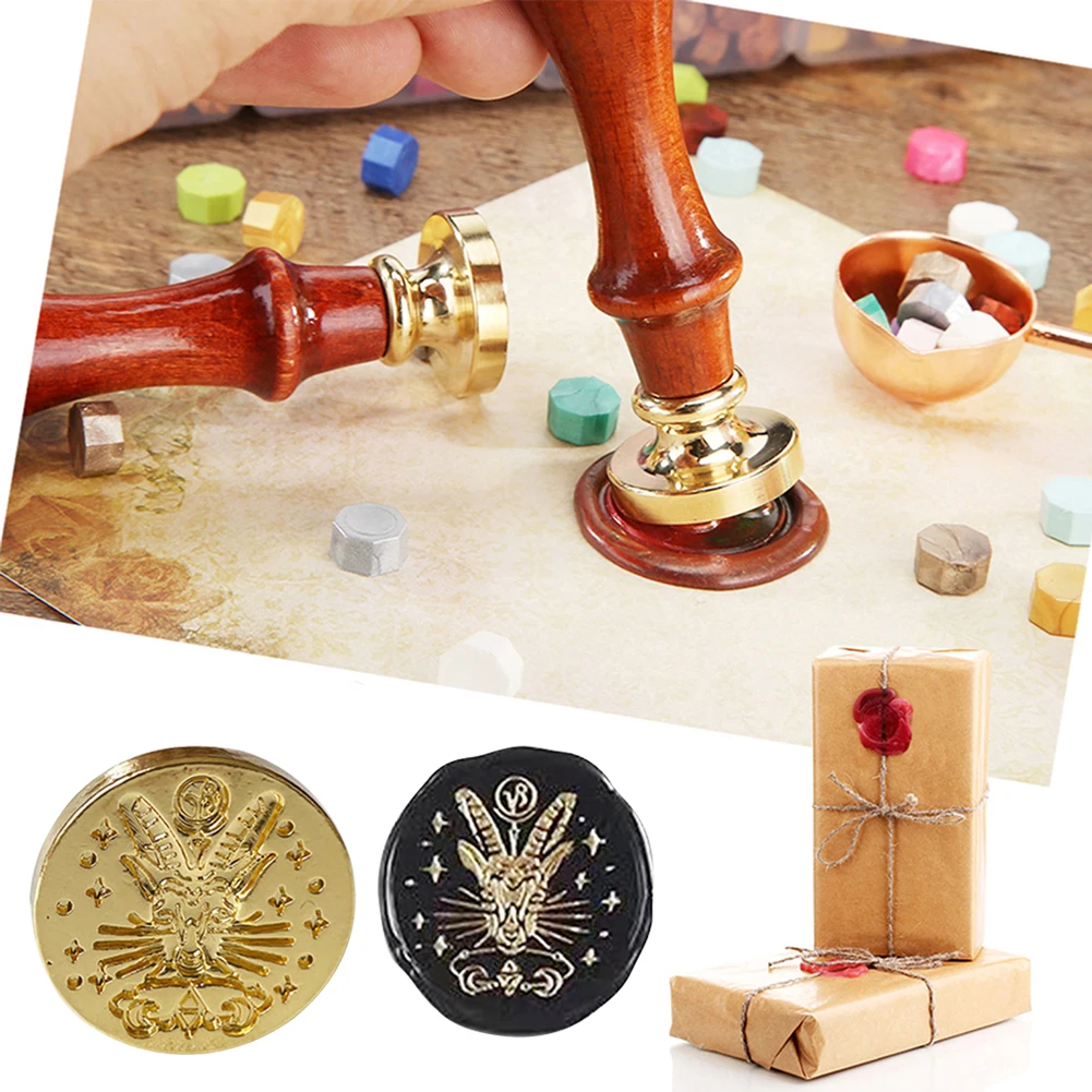 Sello de cera de 12 Constelaciones, sello artesanal Vintage, tarjeta de cabeza, sobre, invitación de boda, envoltura de regalo, álbum de recortes