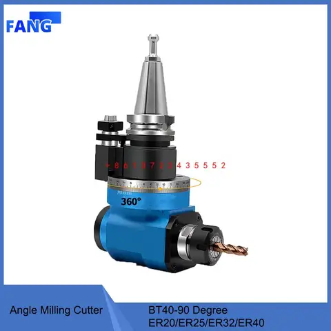 CNC 머신 센터 밀링 헤드, 절삭 공구, BT40-90 도 각도 헤드 사이드 밀링 커터, BT40 ER16 ER20 ER25, 신제품