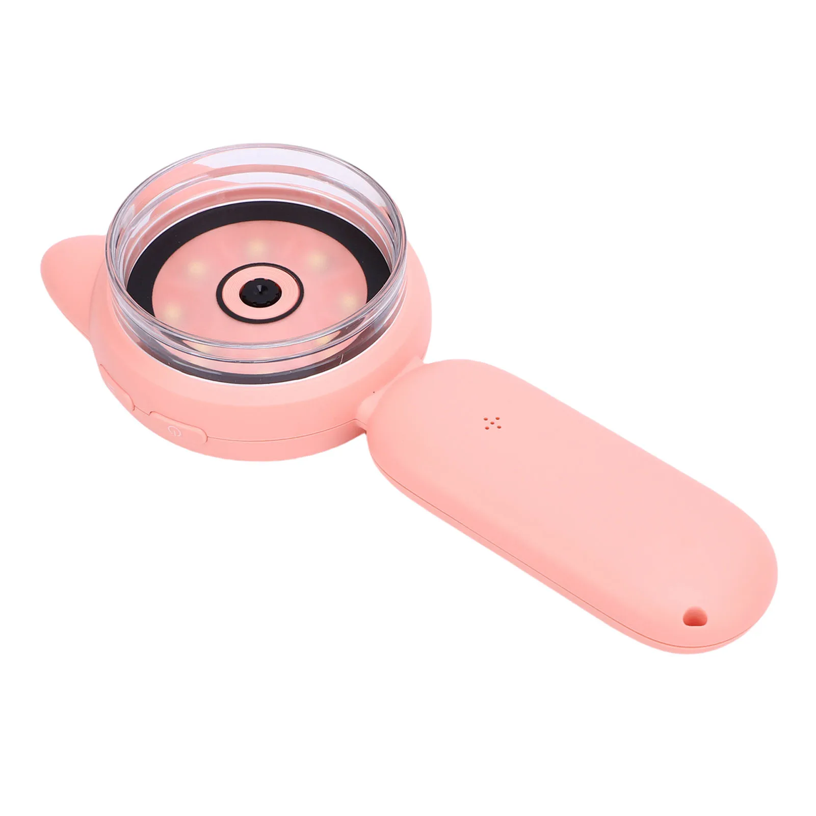 Microscopio digitale IPS da 2 pollici Microscopio portatile con zoom 4x per bambini con microscopio a moneta da 8 LED per esterni per piante, STEM, visualizzazione su PC