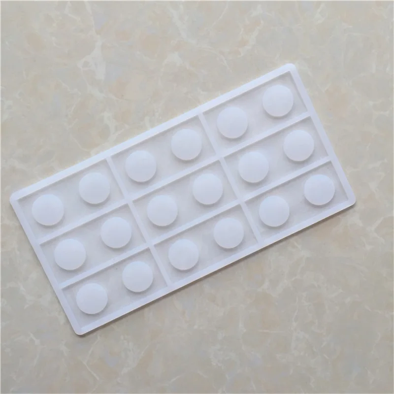 9 square square silicone chocolate molds with dots, insert molds, easy-to-remove cake edge accessories molds