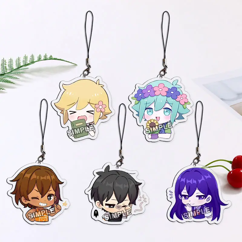 Anime Omori for Mobile Phone Strap Aubrey Kel Hero Basil Mari Lanyard for IPhone Fashion Mobile Phone Straps Hang Rope Decor