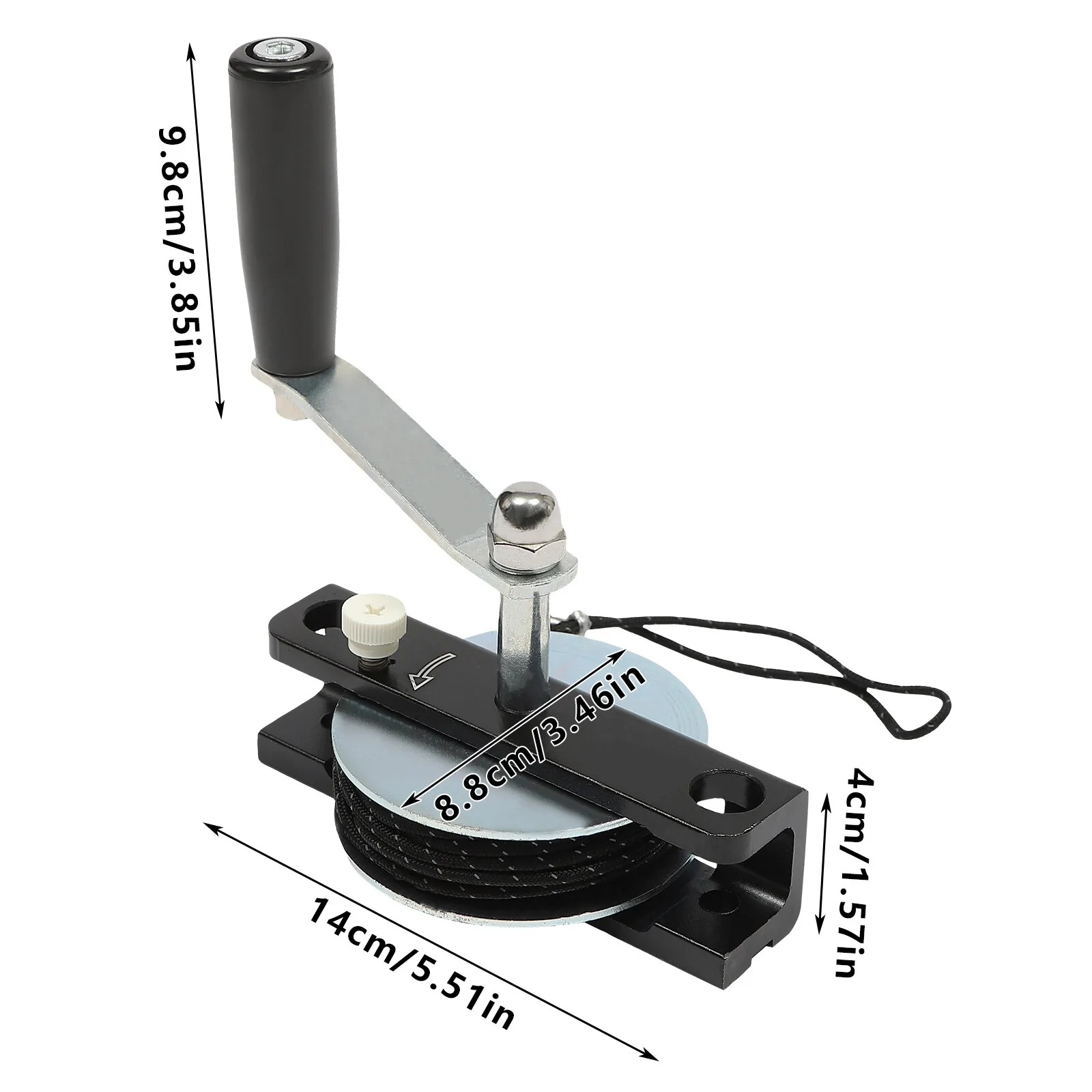 Auxiliary Oiler Winch Kit Mill Lumber Chainsaw Mill Winch With Handle Manual Tool For Chainsaw Mills,Sawmills,Small Log Mill