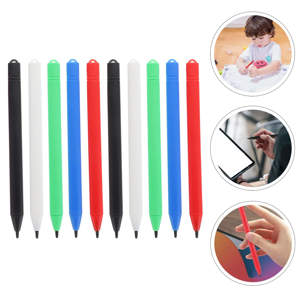 

10 Pcs Tablet Drawing Pen Stylus Fine Tip for Writing Pads Board Plastic Painting Electronic Products Graffiti Baby